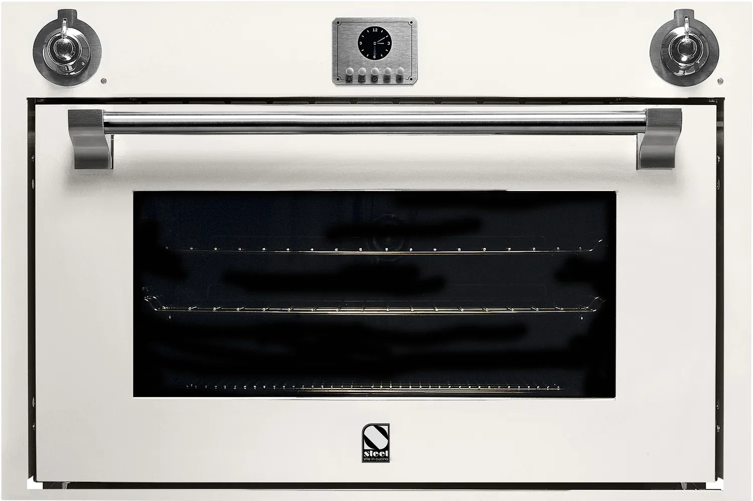 Steel תנור בנוי 90X60 ס''מ בגימור לבן סדרת ASCOT תוצרת Steel דגם AF-E9 — תמונה 2